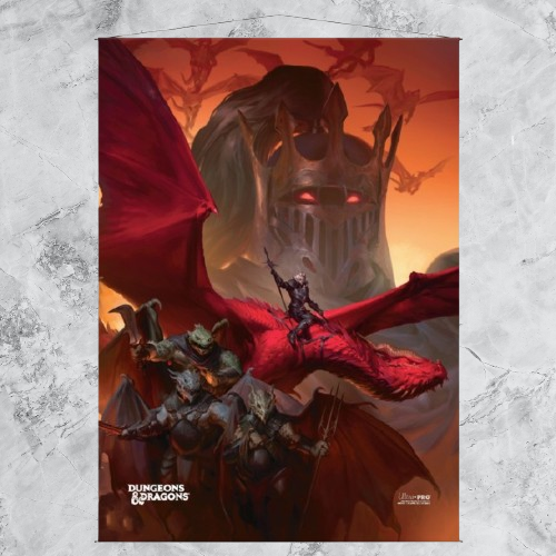 Ultra PRO Dungeons and Dragons Cover Series Wall Scroll Dragonlance Shadow of the Dragon Queen D&D UPI-19449