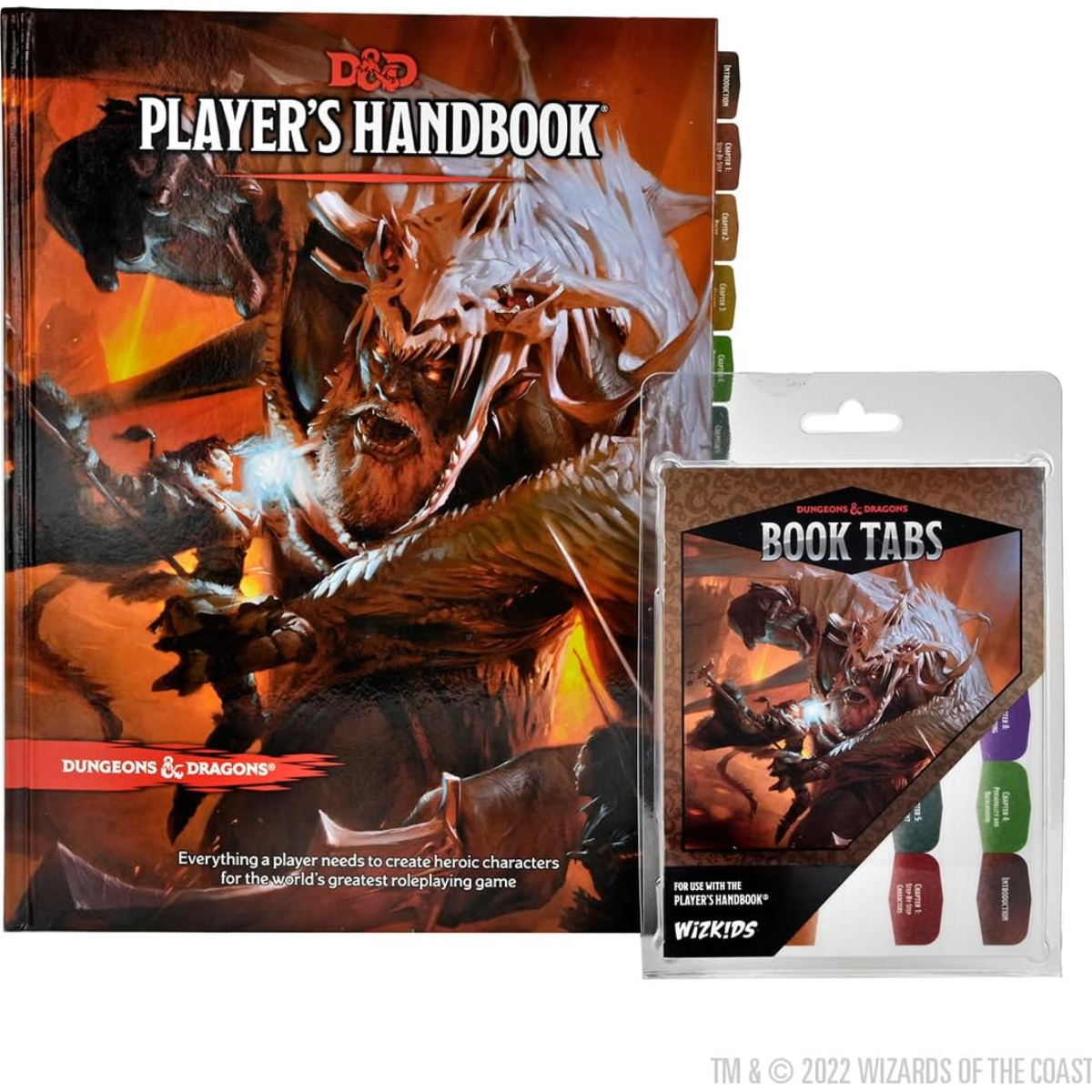 Wizkids Dungeons And Dragons Book Tabs Player's Handbook D&D WZK89200