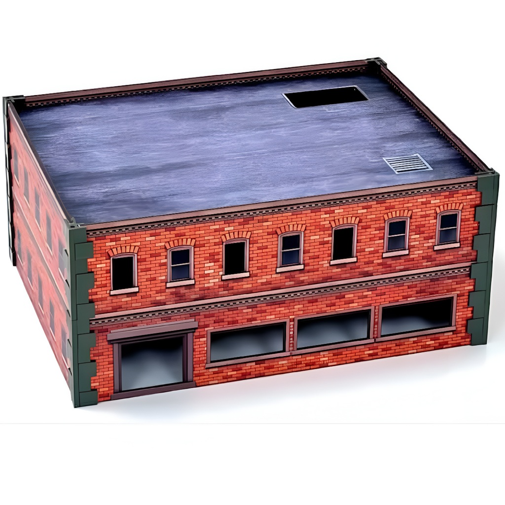 Monster Fight Club Metropolis Cityscape Miniatures Medium Square and Large Rectangle Brick Buildings MFC-15106