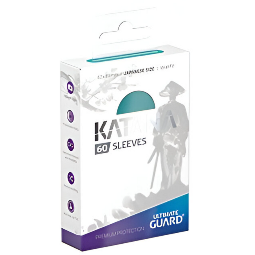 Ultimate Guard Katana Sleeves Japanese Size Turquoise 60Ct UGD011055