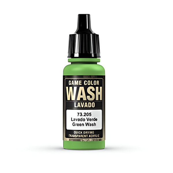 Vallejo Green Wash Acrylic Non Toxic 17ml VAL-73205