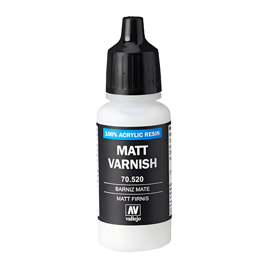 Vallejo Matt Varnish Non Toxic Acrylic Paints 17ml VAL-70520
