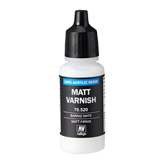 Vallejo Matt Varnish Non Toxic Acrylic Paints 17ml VAL-70520