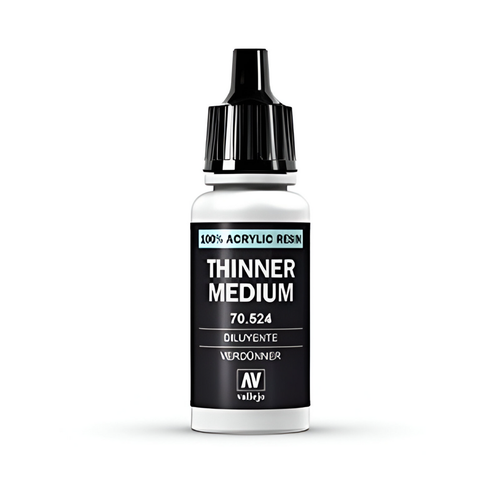 Vallejo Thinner Medium Acrylic Resin 17ml VLJ-524