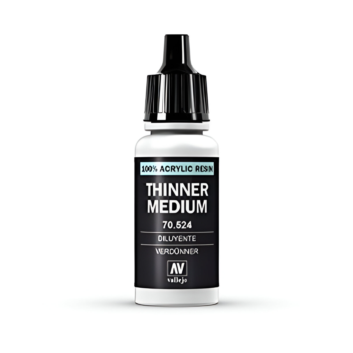 Vallejo Thinner Medium Acrylic Resin 17ml VLJ-524