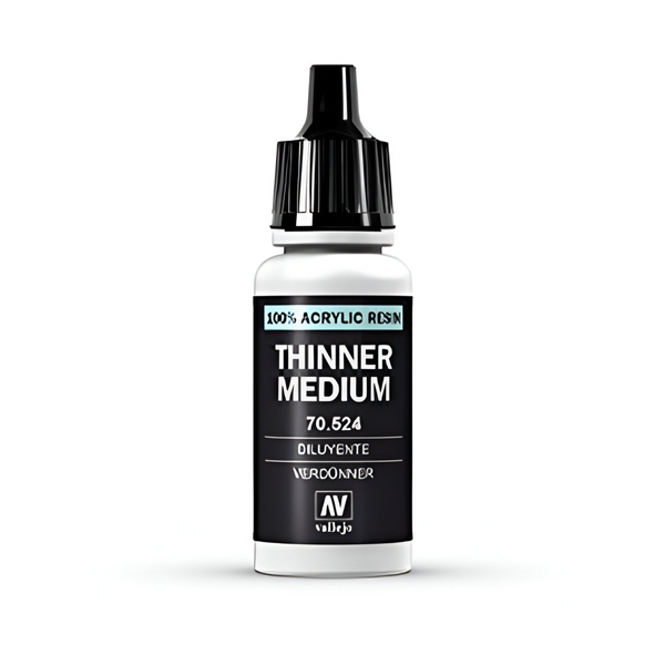 Vallejo Thinner Medium Acrylic Resin 17ml VLJ-524