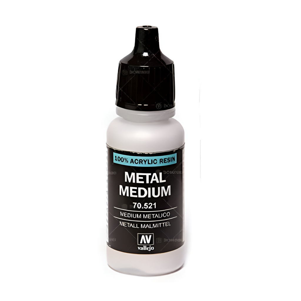 Vallejo Acrylic Paint Metallic Medium 17ml VLJ-521