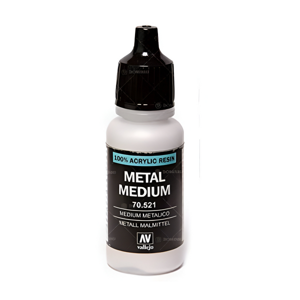 Vallejo Acrylic Paint Metallic Medium 17ml VLJ-521