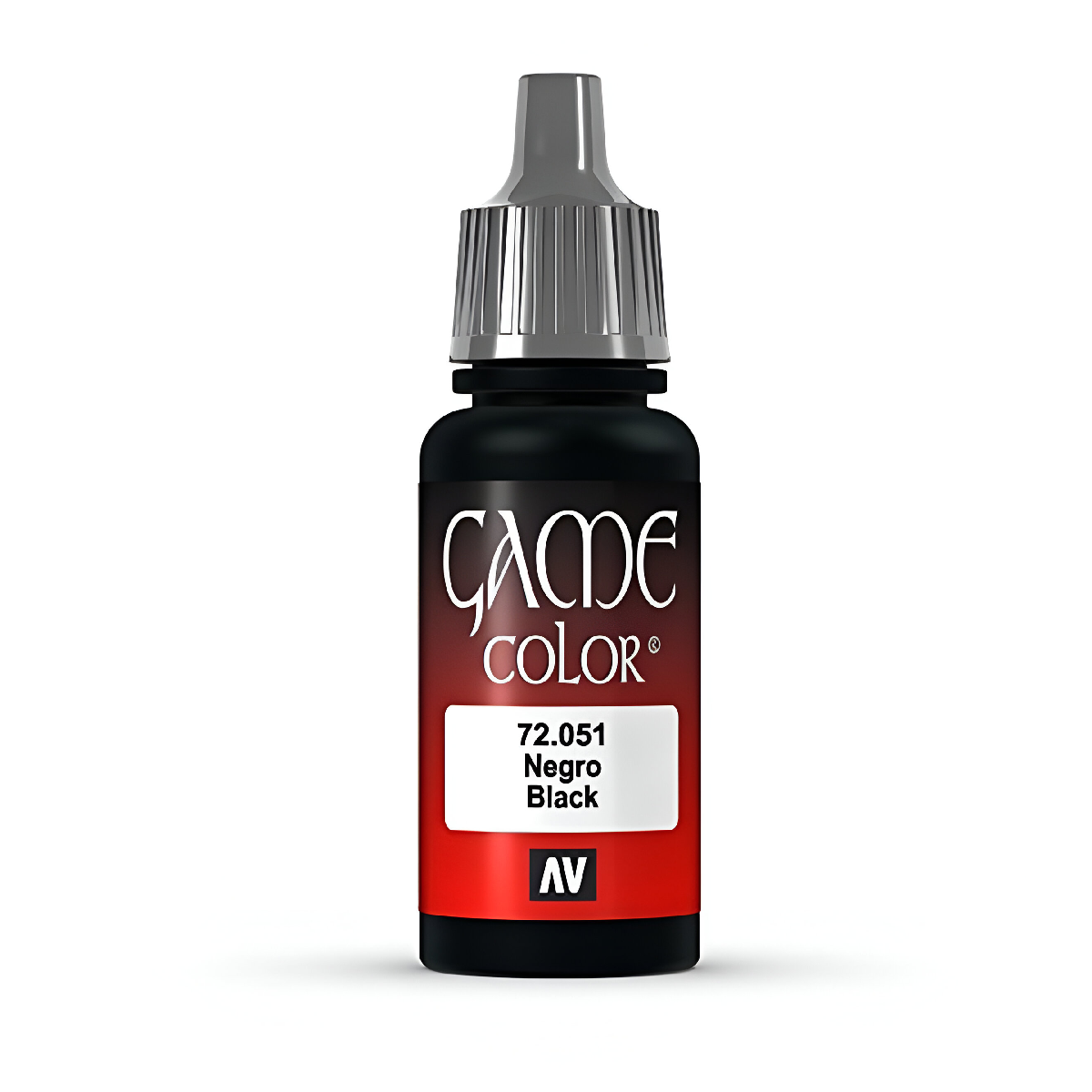 Vallejo Game Color Negro Black Acrylic Non Toxic Paints 17ml VAL-72051