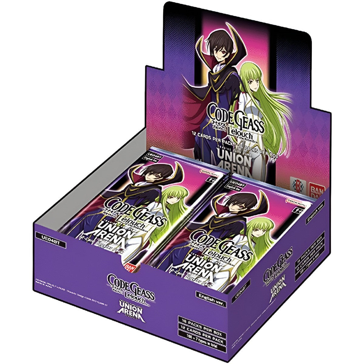 Union Arena TCG Code Geass Lelouch of the Rebellion Booster Display (16) UE04BT