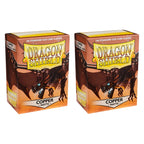 Dragon Shield Sleeves Standard Size Matte Copper 100 Ct 2 Packs ATM11016K1
