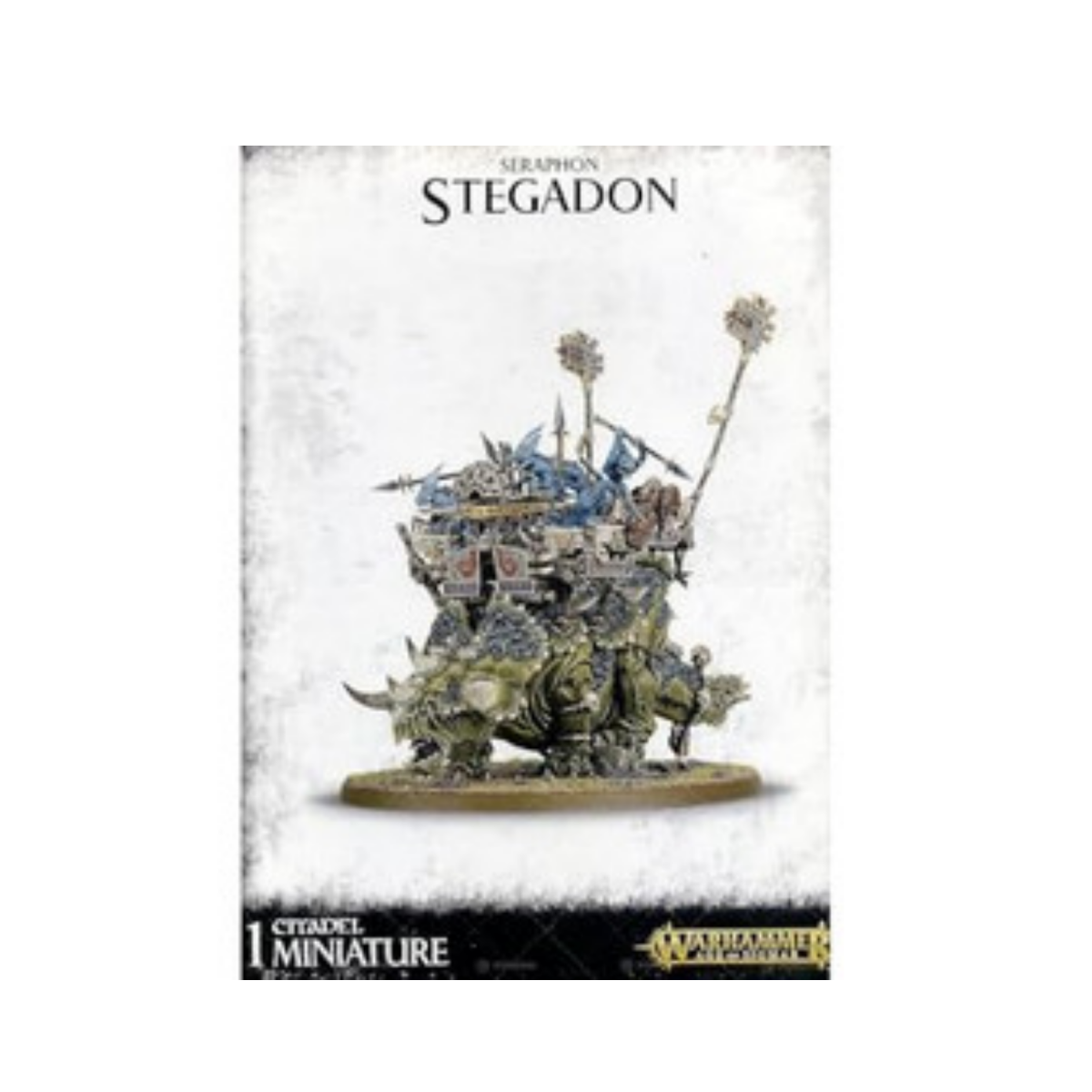Games Workshop Warhammer Age of Sigmar Seraphon Stegadon can be used as Stegadon Chief and Engine of the Gods Web Exclusive