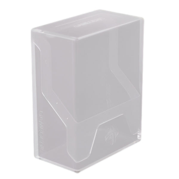 Gamegenic Bastion 50+ Xl White Secure Deck Box For 50+ Double Sleeved Cards With Compact Design GGS22023ML