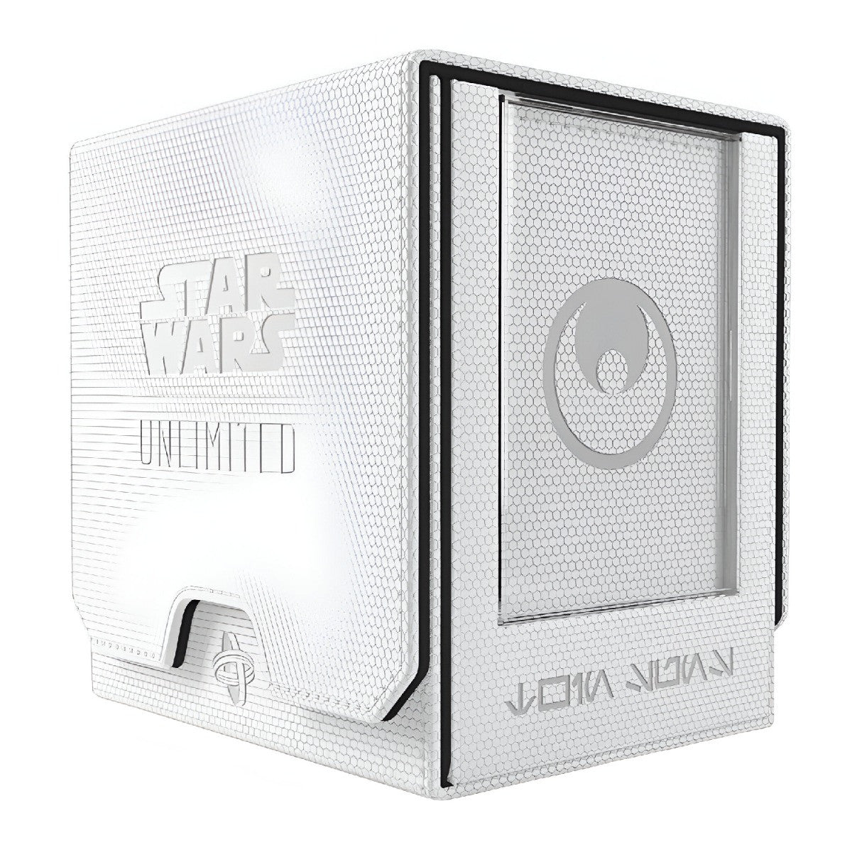 Gamegenic Star Wars Unlimited Twin Suns Deck Pod White & Black Holds 100 Double Sleeved Cards GGS20224ML