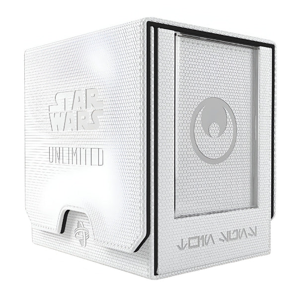 Gamegenic Star Wars Unlimited Twin Suns Deck Pod White & Black Holds 100 Double Sleeved Cards GGS20224ML