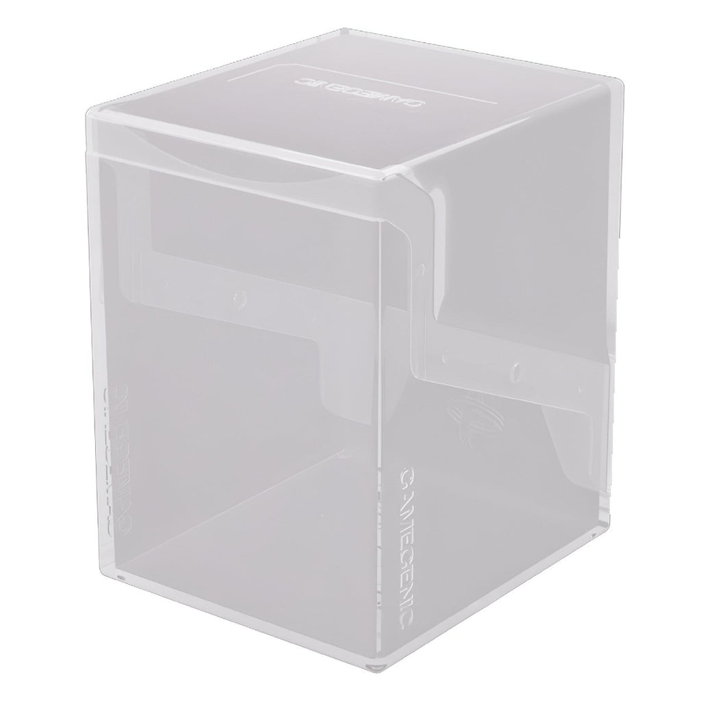 Gamegenic Bastion 100+ XL Deck Box Hold 100+ Double Sleeved Cards in Extra Thick Inner Sleeves White GGS22013ML