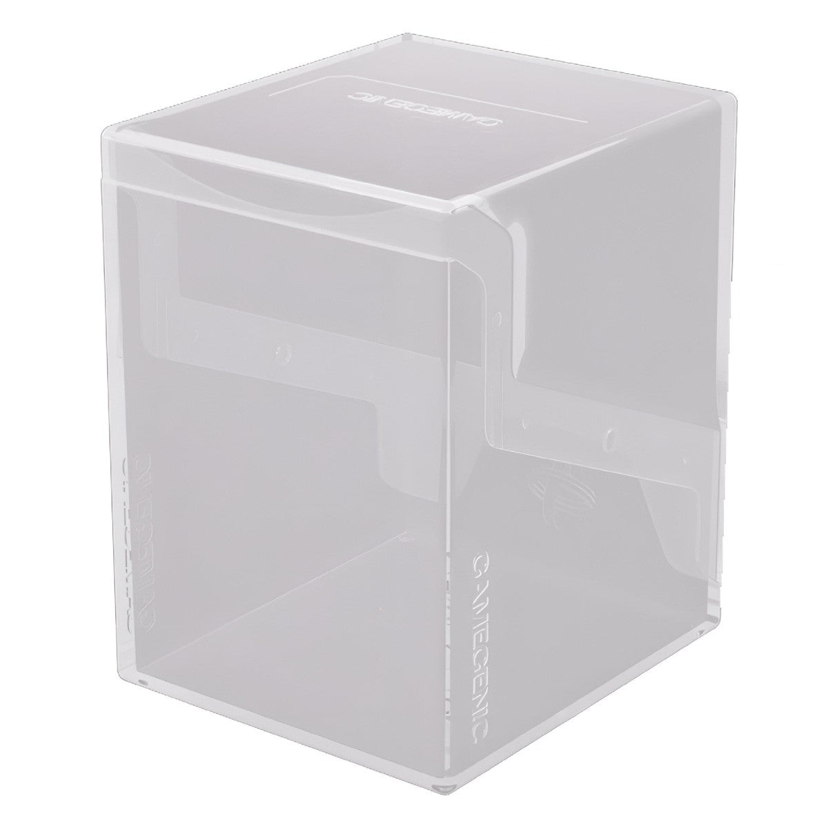 Gamegenic Bastion 100+ XL Deck Box Hold 100+ Double Sleeved Cards in Extra Thick Inner Sleeves White GGS22013ML