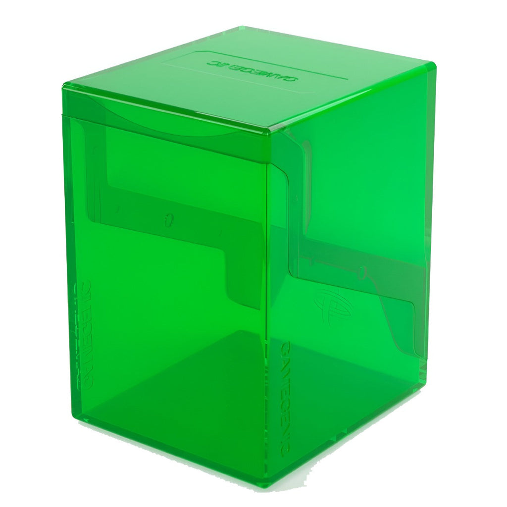 Gamegenic Bastion 100+ XL Deck Box Hold 100+ Double Sleeved Cards in Extra Thick Inner Sleeves Green GGS22012ML