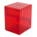 Gamegenic Bastion 100+ XL Deck Box Hold 100+ Double Sleeved Cards in Extra Thick Inner Sleeves Red GGS22011ML