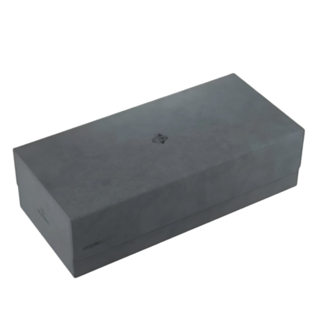 Gamegenic Dungeon 1100+ Convertible Deck and Game Accessories Box Double-Sleeved Card Storage Holds up to 1000 Cards Midnight Gray Color GG2036