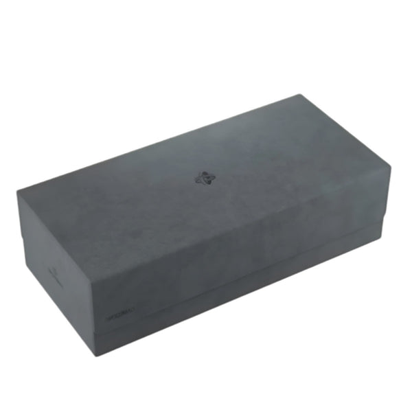 Gamegenic Dungeon 1100+ Convertible Deck and Game Accessories Box Double-Sleeved Card Storage Holds up to 1000 Cards Midnight Gray Color GG2036