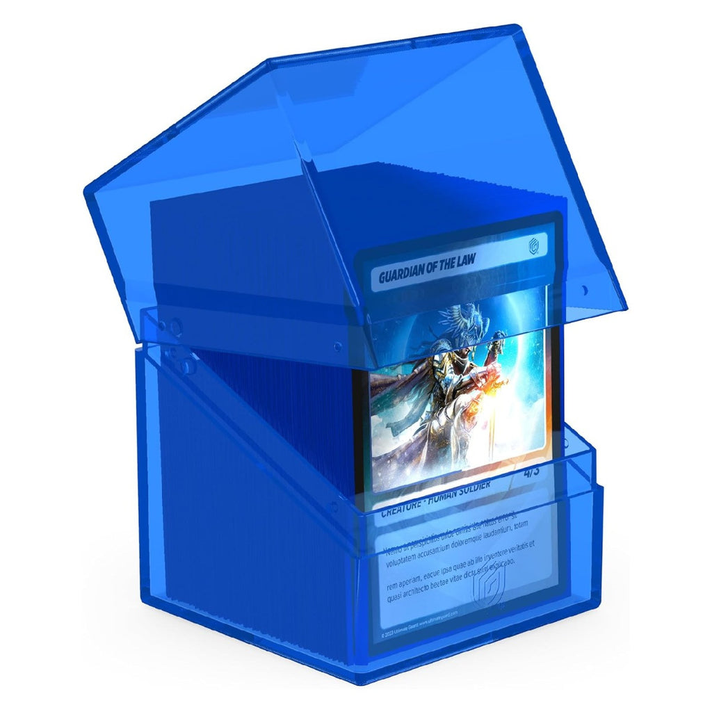 Ultimate Guard Deck Case 100+ Boulder Clear Sapphire UGD011517