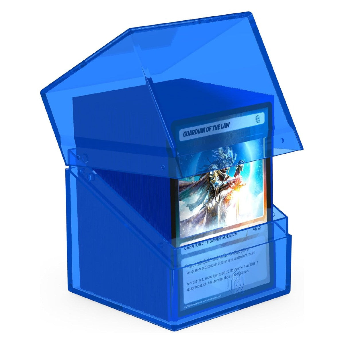 Ultimate Guard Deck Case 100+ Boulder Clear Sapphire UGD011517