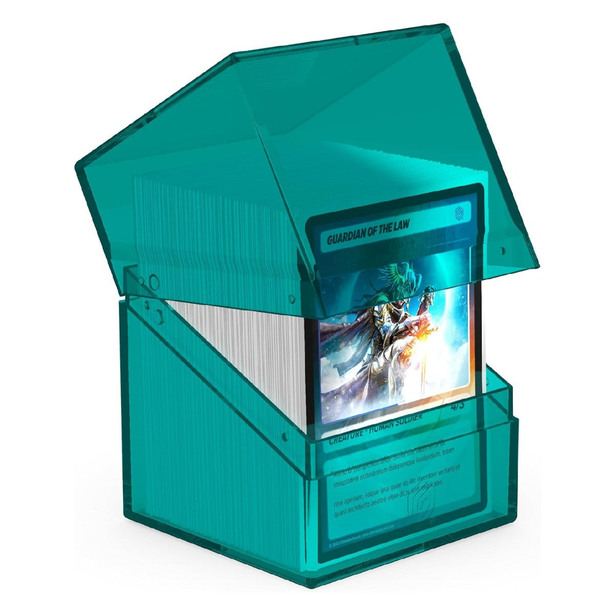 Ultimate Guard Deck Case 100+ Boulder Clear Malachite UGD011512