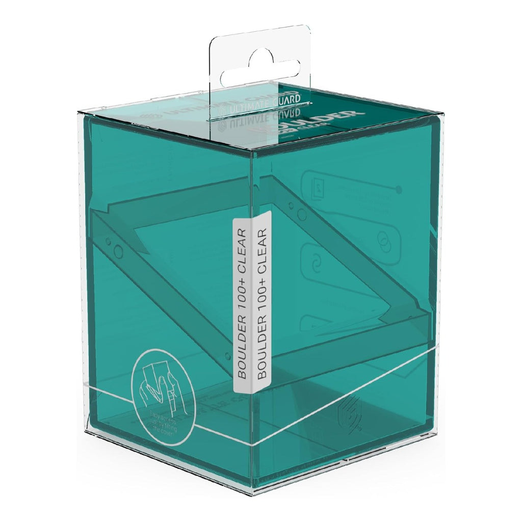 Ultimate Guard Deck Case 100+ Boulder Clear Malachite UGD011512