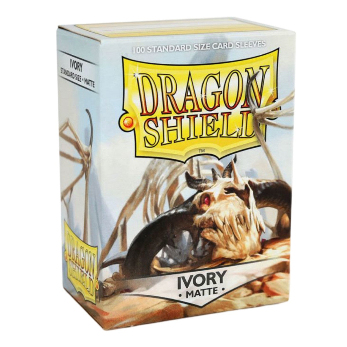 Dragon Shield Sleeves Standard Size Matte Ivory 100 Ct 5 Packs ATM11017K2