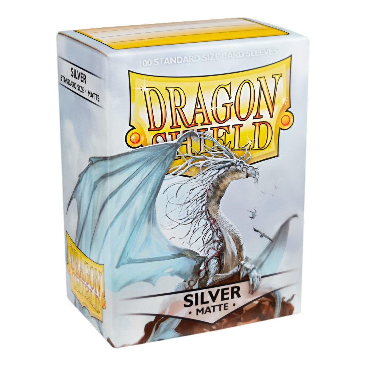Dragon Shield Sleeves Standard Size Matte Silver 100 Ct ATM11008