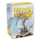 Dragon Shield Sleeves Standard Size Matte Silver 100 Ct 5 Packs ATM11008K2