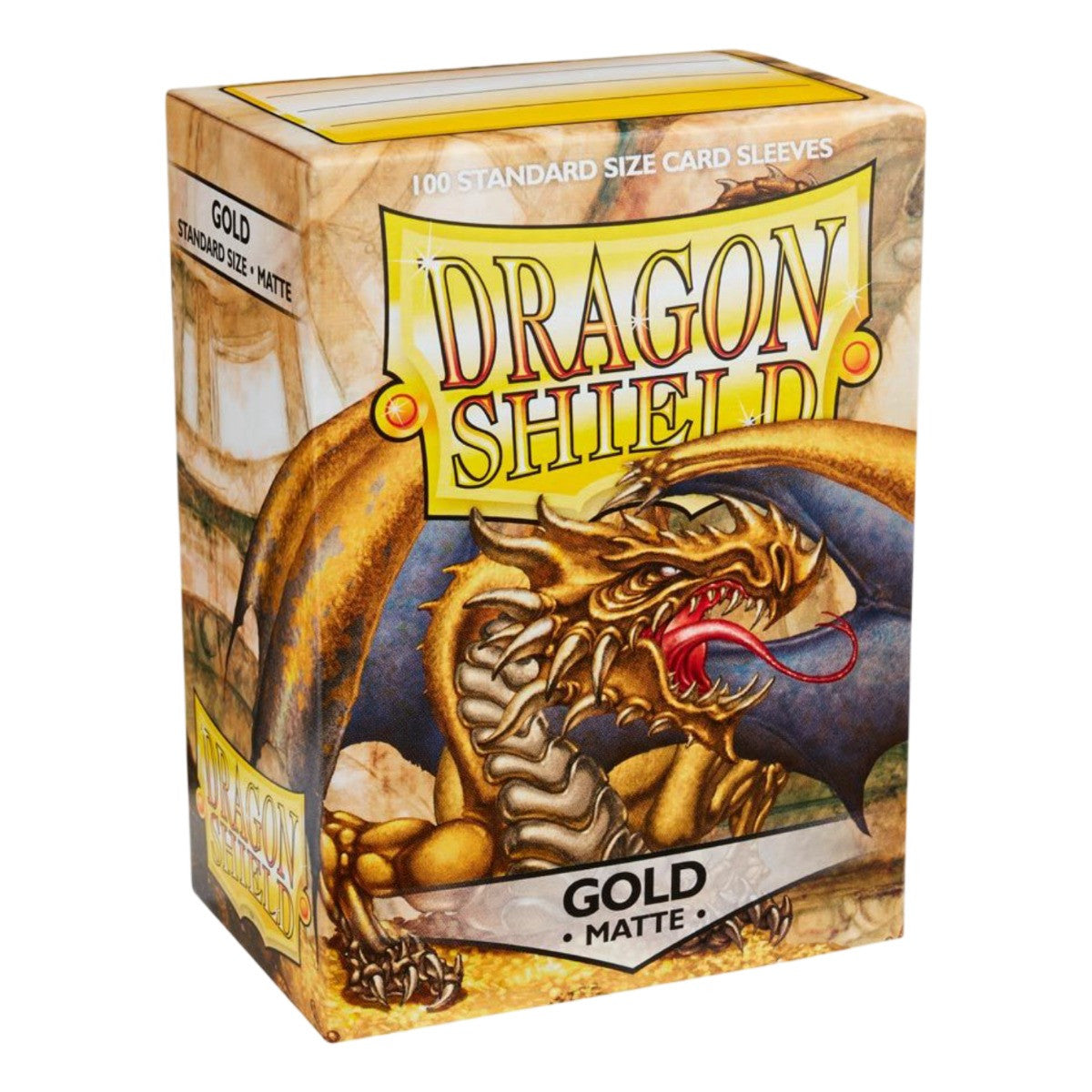Dragon Shield Sleeves Standard Size Matte Gold 100 Ct ATM11006