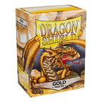 Dragon Shield Sleeves Standard Size Matte Gold 100 Ct 5 Packs ATM11006K2
