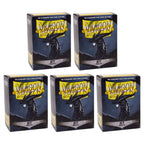 Dragon Shield Sleeves Standard Size Matte Jet 100 Ct 5 Packs ATM11024K2