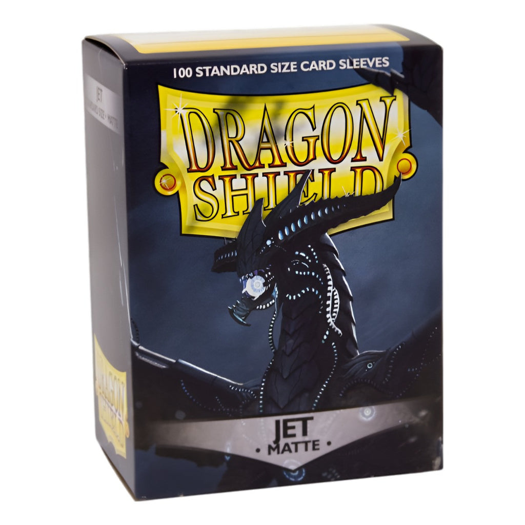 Dragon Shield Sleeves Standard Size Matte Jet 100 Ct 5 Packs ATM11024K2
