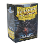 Dragon Shield Sleeves Standard Size Matte Black 100 Ct 10 packs ATM11002K1