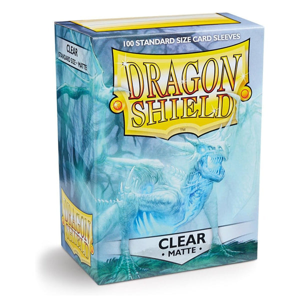 Dragon Shield Sleeves Standard Size Matte Clear 100 Ct ATM11001