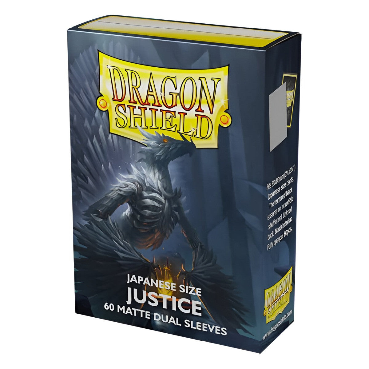 Dragon Shield Sleeves Japanese Size Dual Matte Justice 60 Ct ATMDSH15161