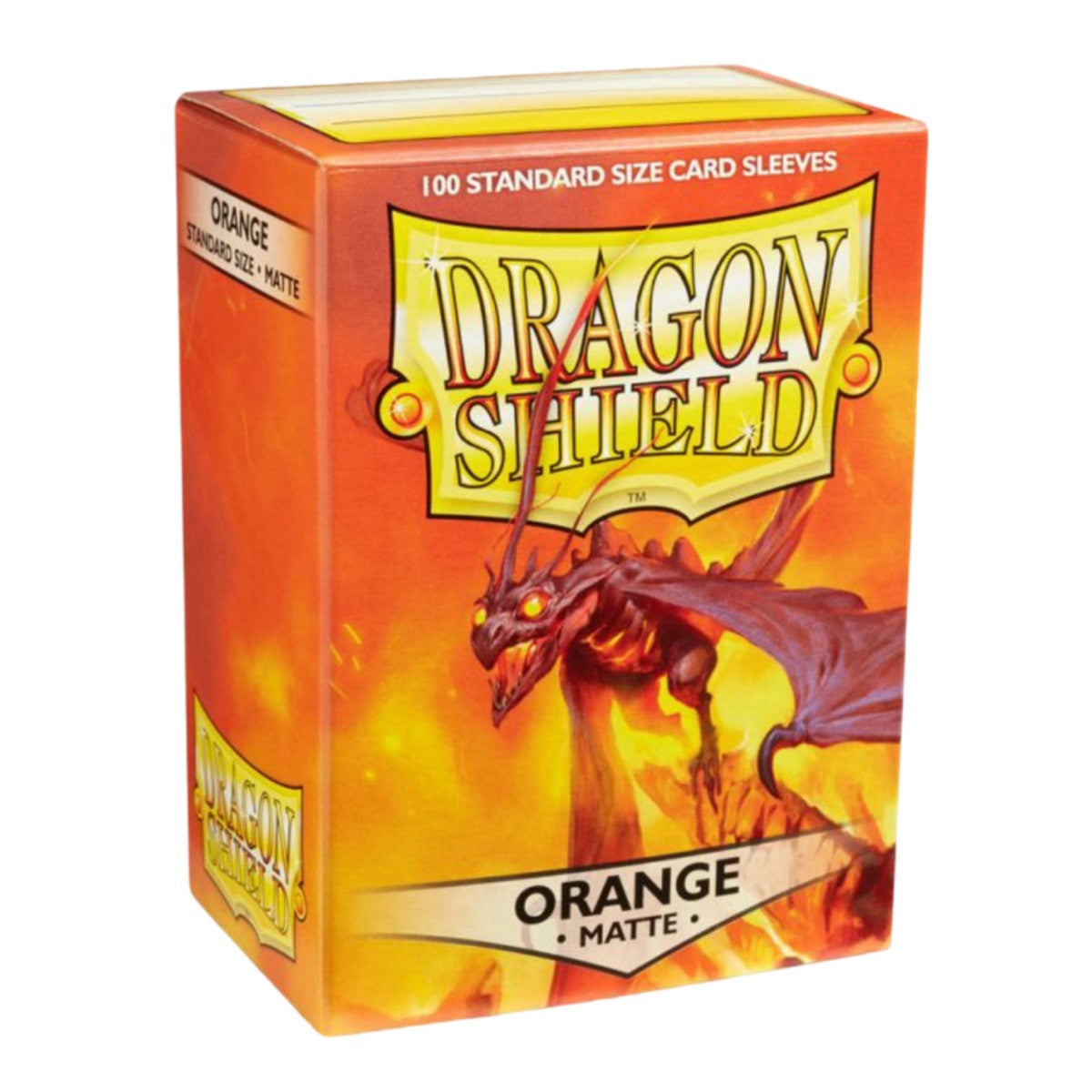 Dragon Shield Sleeves Standard Size Matte Orange 100 Ct 10 Packs ATM11013K1