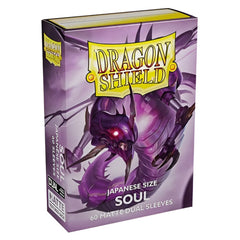 Dragon Shield Sleeves Japanese Size Dual Matte Metallic Purple Soul 60 Ct ATMDSH15162