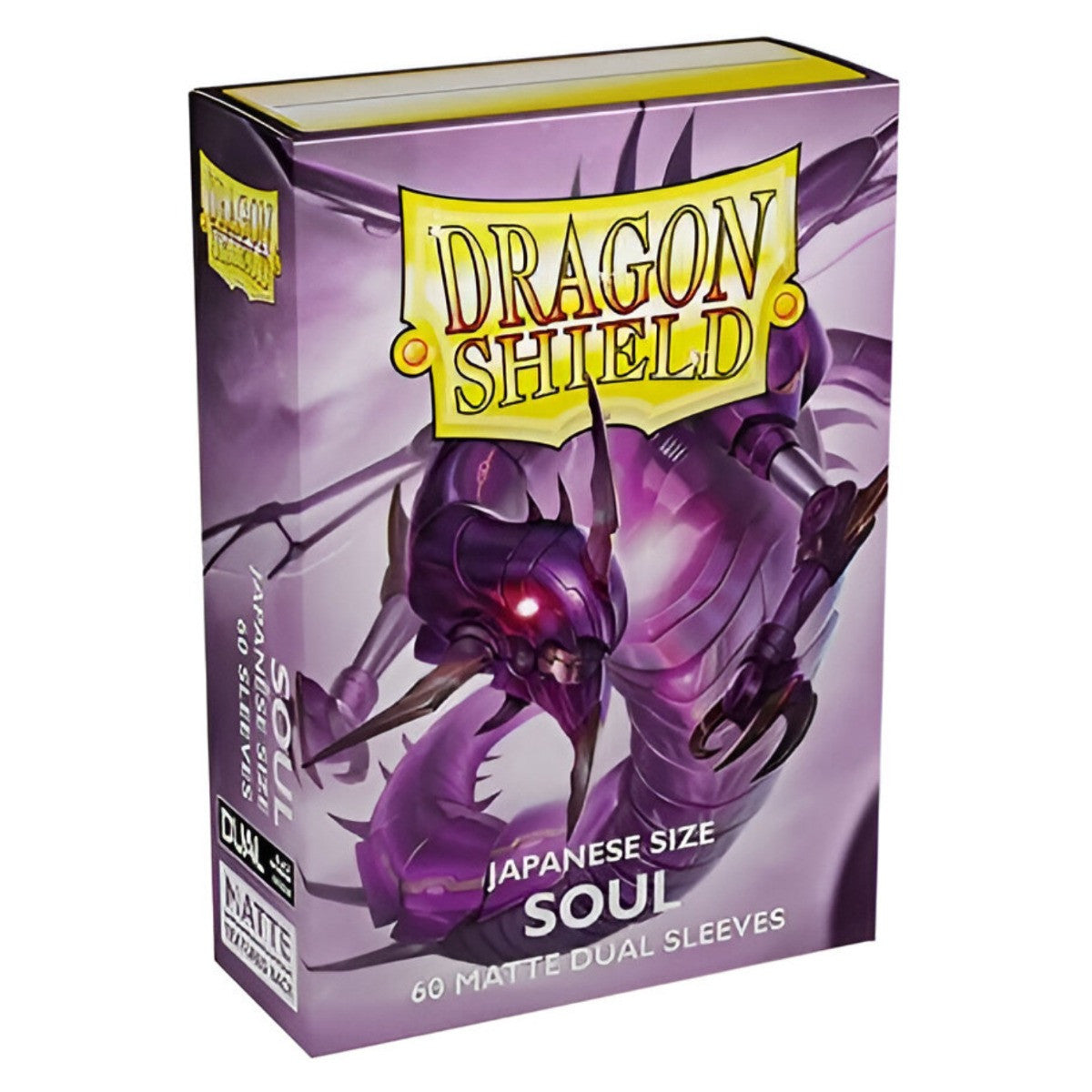 Dragon Shield Sleeves Japanese Size Dual Matte Metallic Purple Soul 60 Ct ATMDSH15162