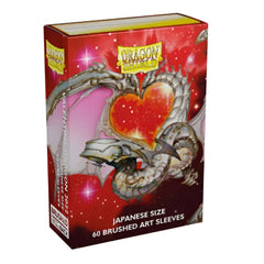 Dragon Shield Sleeves Japanese Size Brushed Art Valentine 2024 60Ct ATMDSH12623