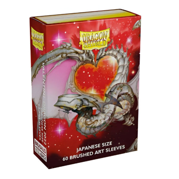 Dragon Shield Sleeves Japanese Size Brushed Art Valentine 2024 60Ct ATMDSH12623