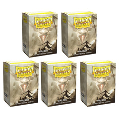 Dragon Shield Sleeves Standard Size Dual Matte Valor 100 Ct 5 Packs ATM15059K2