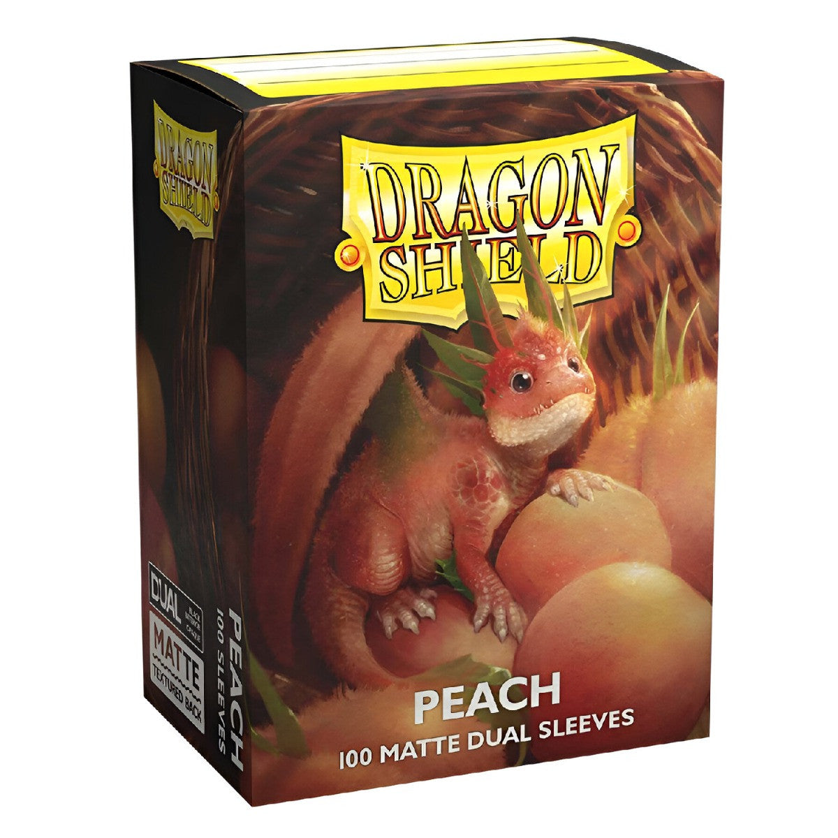 Dragon Shield Sleeves Standard Size Dual Matte Peach Piip 100 Ct AT-15053