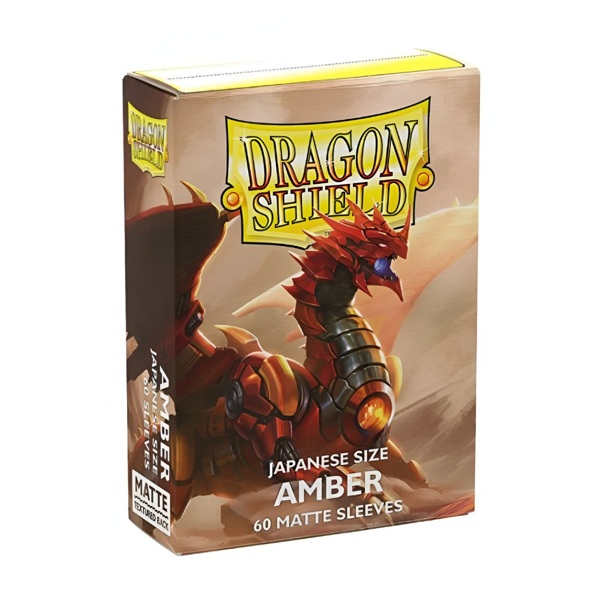 Dragon Shield Japanese Size Sleeves Matte Amber 60Ct ATMDSH11159