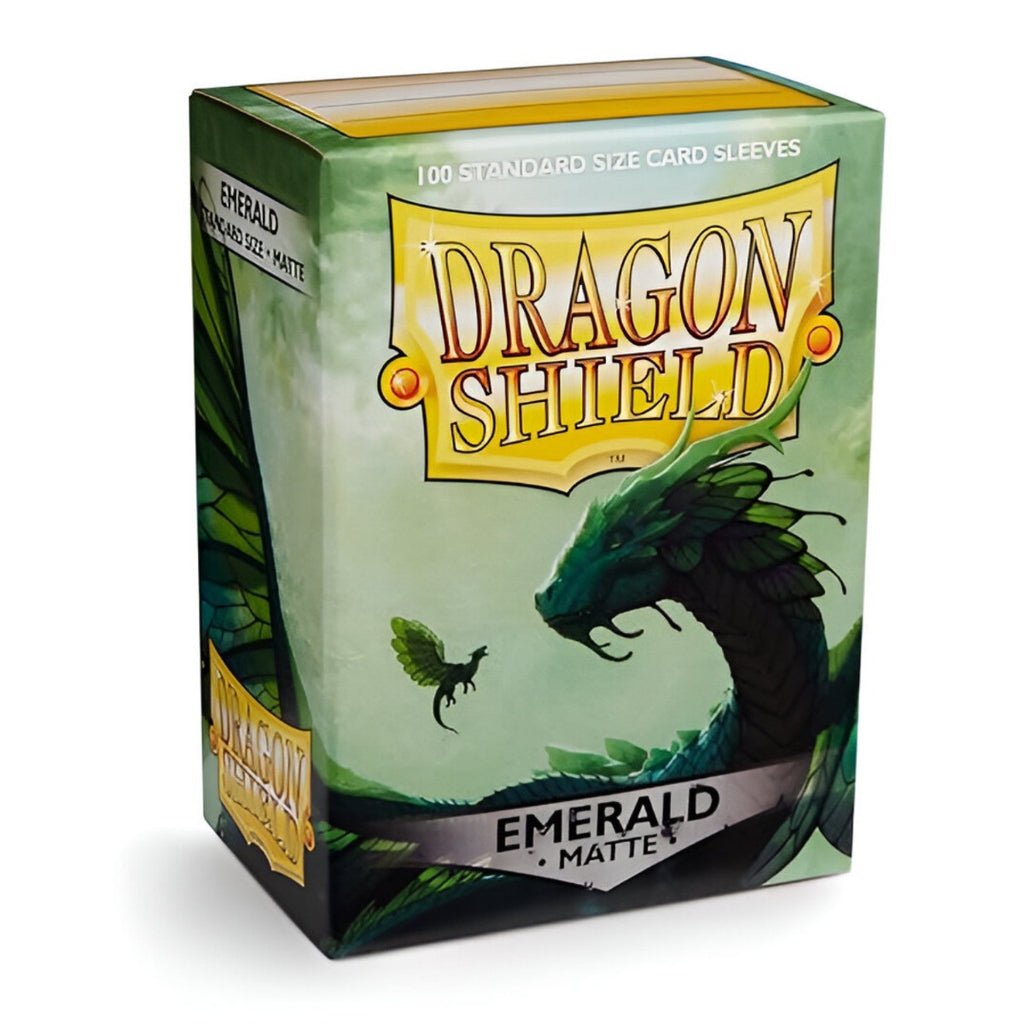 Dragon Shield Sleeves Standard Size Matte Emerald 100 Ct 5 Packs ATM11036K2