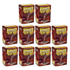 Dragon Shield Sleeves Standard Size Matte Crimson 100 Ct 10 Packs ATM11021K1
