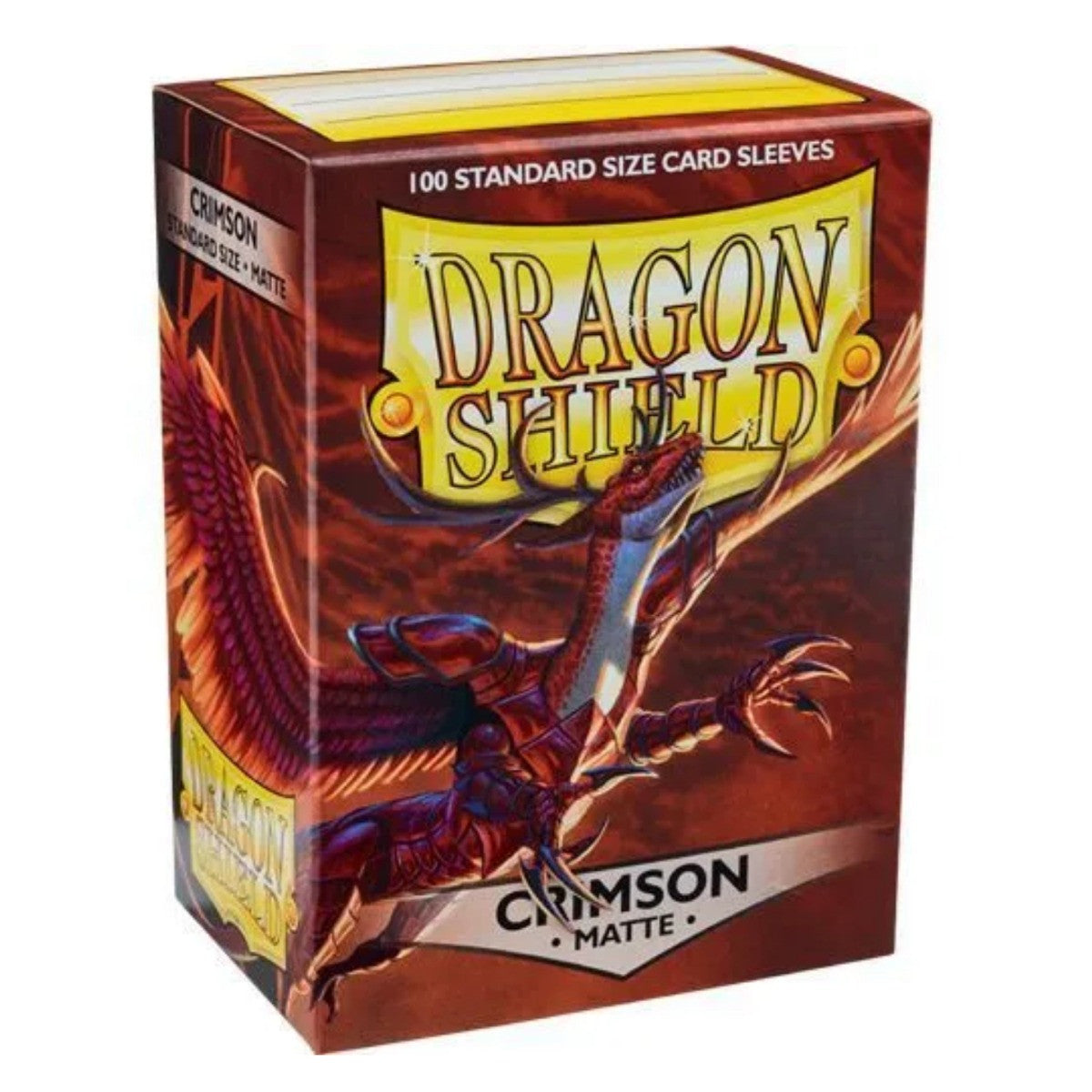 Dragon Shield Sleeves Standard Size Matte Crimson 100 Ct 10 Packs ATM11021K1
